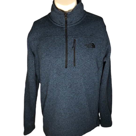 north face half zip sweater